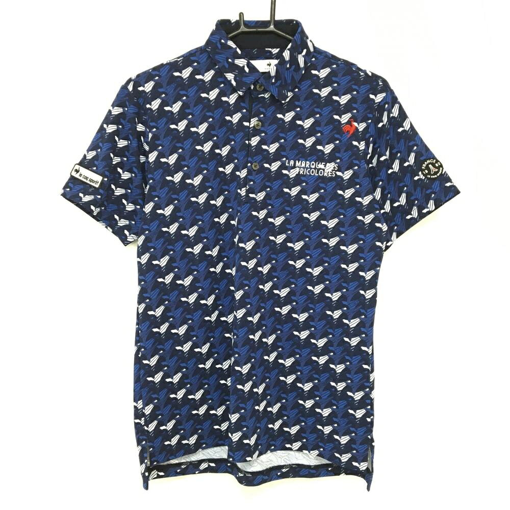 商品説明 ブランド le coq sportif アイテム 半袖ポロシャツ 表記サイズ M ※海外サイズの場合もございます。必ず実寸サイズをご確認ください。 実寸サイズ 　身幅：約51cm　袖丈：約20cm　肩幅：約43.5cm　着丈：約71cm ※実寸サイズの採寸方法については、こちらをご覧ください。 ★実寸サイズは平台に平置きして外寸を測定しており、商品によっては若干の誤差が生じます。数cmの誤差は予めご了承くださいませ。 特徴・仕様 適応時期 春 ・ 夏 商品ランク A+ コメント 商品ランク（ゴルフウェア） N 新品（タグ付き) S 新品未使用品（タグなし） A+ 使用感や汚れ等がない、または目立たない綺麗な中古品 A 使用感や汚れ等が少ない美品や良品 B+ 使用感や中小の汚れ等がある一般的な中古品 B 使用感や大中の汚れ等がある一般的な中古品 C 使用感や大中の汚れ、小さな穴等がある中古品 商品ランク（ゴルフシューズ） N 新品（タグ付き) S 新品未使用品（タグなし） A+ しわや汚れ等がない、または少ない綺麗な中古品 A しわや小さな汚れはあるが、使用感が少ない美品や良品 B+ しわや中小の汚れ、使用感がある一般的な中古品 B しわや大中の汚れ、使用感がある一般的な中古品 C しわや大中の汚れ、使用感がある中古品 D しわや大きな汚れ、使用感がある中古品 &nbsp;★A+～CランクはUSED品となりますので、神経質な方はご入札をお控えください。 &nbsp;★Nランクは新品商品ですが、一部保管時による汚れ等があります。商品説明や写真で必ずご確認ください。　