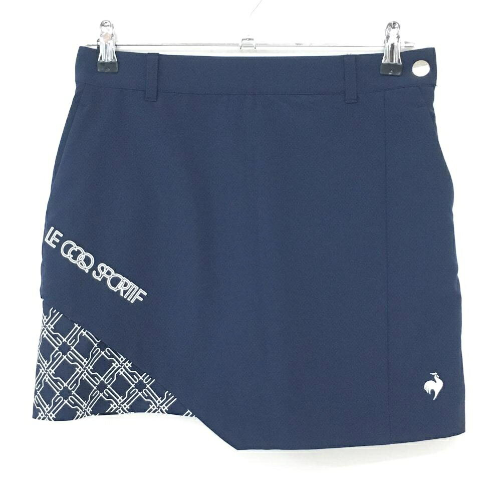 ルコックゴルフスカートネイビー×白...