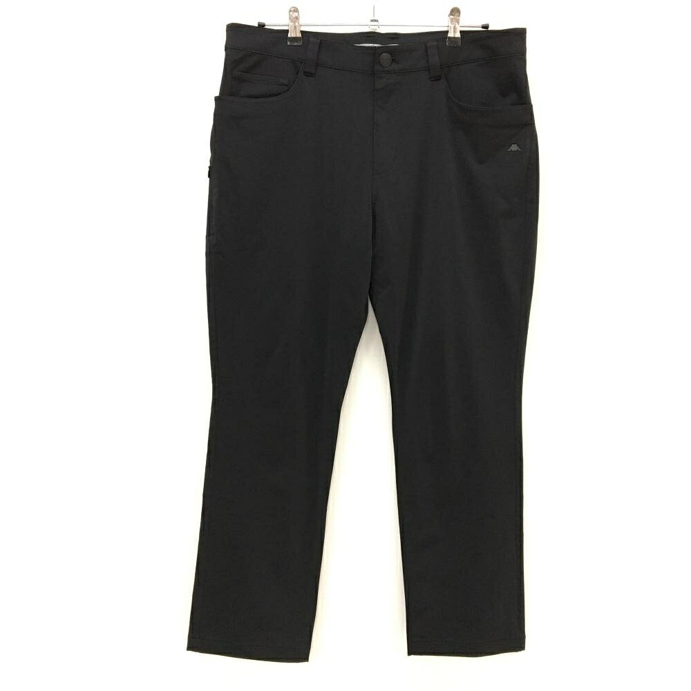 【美品】カッパ パンツ 黒 ストレッチ 無地 メンズ XO ゴルフウェア Kappa