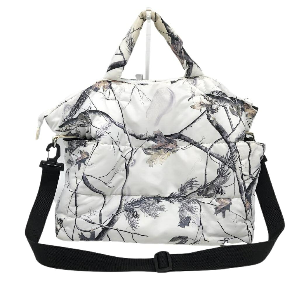 【25%OFFクーポン配布中！9/14まで】ラッセルノ 2WAYトートバッグ 白×黒×グレー 総...