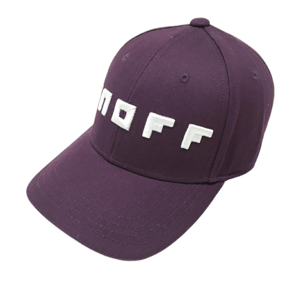 【超美品】オノフ キャップ パープル×白 立体ロゴ刺しゅう ゴルフウェア ONOFF