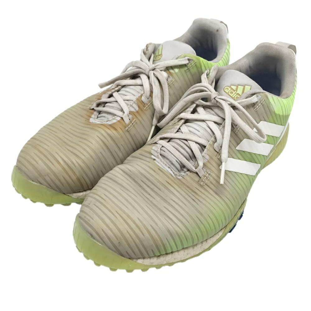 アディダス ゴルフシューズ ライトグリーン×白 EE9101 CODECHAOS スパイクレス メンズ 30.0 ゴルフウェア adidas