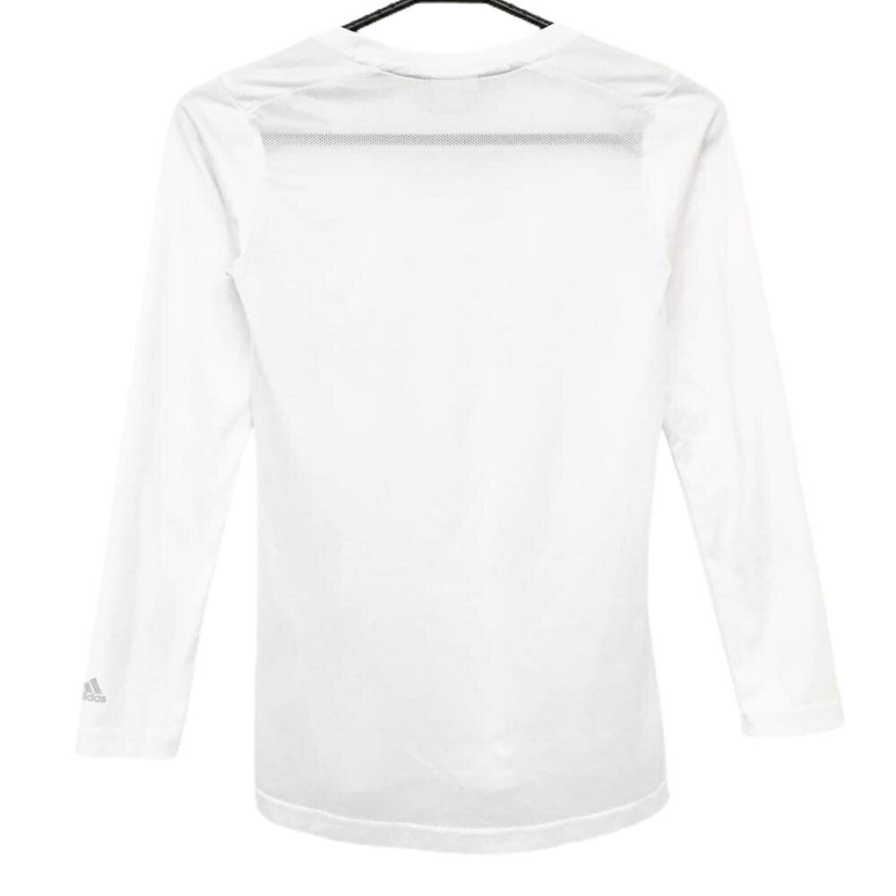 【超美品】アディダス インナーシャツ 白 後身頃メッシュ レディース S/P ゴルフウェア adidas