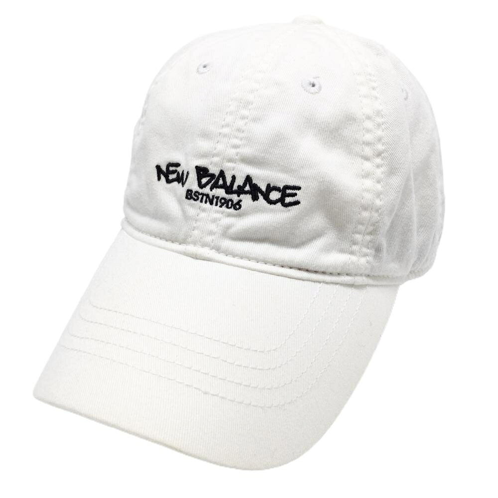 ニューバランスゴルフ キャップ 白×黒 ロゴ刺しゅう FR ゴルフウェア New Balance
