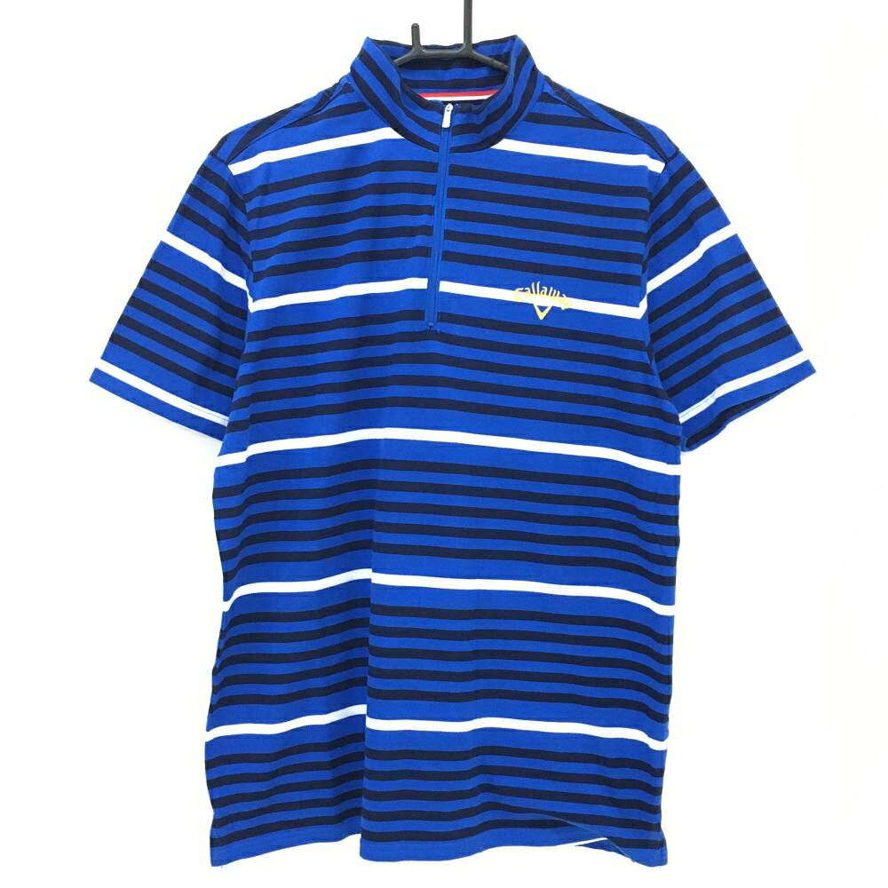 商品説明 ブランド Callaway アイテム 半袖ハイネックシャツ 表記サイズ LL ※海外サイズの場合もございます。必ず実寸サイズをご確認ください。 実寸サイズ 　身幅：約56cm　袖丈：約24cm　肩幅：約45cm　着丈：約71cm ※実寸サイズの採寸方法については、こちらをご覧ください。 ★実寸サイズは平台に平置きして外寸を測定しており、商品によっては若干の誤差が生じます。数cmの誤差は予めご了承くださいませ。 特徴・仕様 DRYSPORT　 適応時期 春 ・ 夏 商品ランク A+ コメント 商品ランク（ゴルフウェア） N 新品（タグ付き) S 新品未使用品（タグなし） A+ 使用感や汚れ等がない、または目立たない綺麗な中古品 A 使用感や汚れ等が少ない美品や良品 B+ 使用感や中小の汚れ等がある一般的な中古品 B 使用感や大中の汚れ等がある一般的な中古品 C 使用感や大中の汚れ、小さな穴等がある中古品 商品ランク（ゴルフシューズ） N 新品（タグ付き) S 新品未使用品（タグなし） A+ しわや汚れ等がない、または少ない綺麗な中古品 A しわや小さな汚れはあるが、使用感が少ない美品や良品 B+ しわや中小の汚れ、使用感がある一般的な中古品 B しわや大中の汚れ、使用感がある一般的な中古品 C しわや大中の汚れ、使用感がある中古品 D しわや大きな汚れ、使用感がある中古品 &nbsp;★A+～CランクはUSED品となりますので、神経質な方はご入札をお控えください。 &nbsp;★Nランクは新品商品ですが、一部保管時による汚れ等があります。商品説明や写真で必ずご確認ください。　