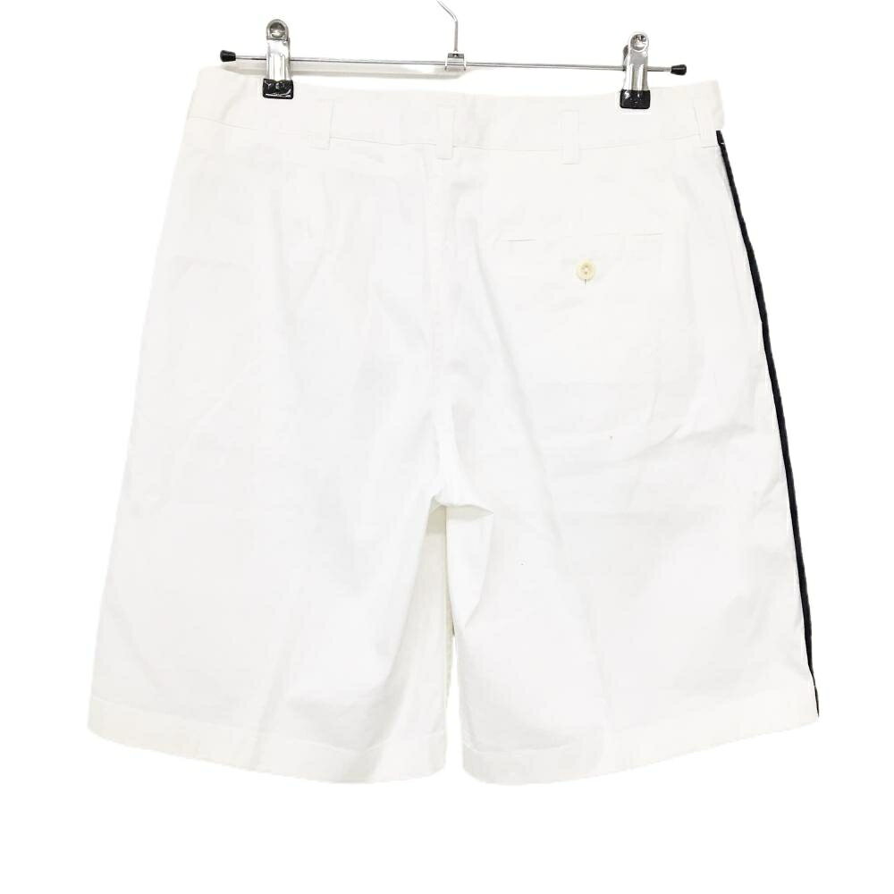 ラルフローレン ハーフパンツ 白×ネイビー サイドライン メンズ 6 ゴルフウェア Ralph Lauren