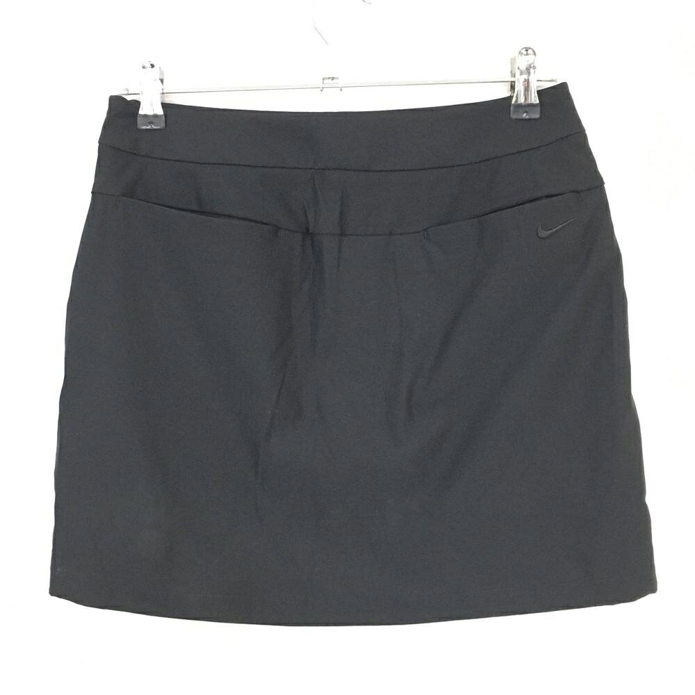 【美品】ナイキ スカート 黒 内側インナーパンツ DRI FIT レディース 2 ゴルフウェア NIKE