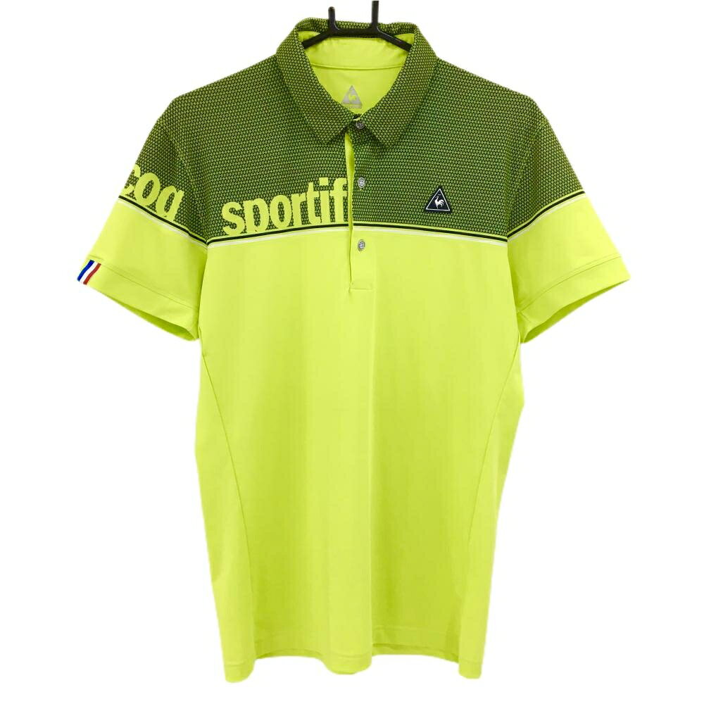 商品説明 ブランド le coq sportif アイテム 半袖ポロシャツ 表記サイズ L ※海外サイズの場合もございます。必ず実寸サイズをご確認ください。 実寸サイズ 　身幅：約50cm　袖丈：約20cm　肩幅：約44cm　着丈：約70cm ※実寸サイズの採寸方法については、こちらをご覧ください。 ★実寸サイズは平台に平置きして外寸を測定しており、商品によっては若干の誤差が生じます。数cmの誤差は予めご了承くださいませ。 特徴・仕様 適応時期 春 ・ 夏 商品ランク A コメント 腹部・サイド薄汚れ 商品ランク（ゴルフウェア） N 新品（タグ付き) S 新品未使用品（タグなし） A+ 使用感や汚れ等がない、または目立たない綺麗な中古品 A 使用感や汚れ等が少ない美品や良品 B+ 使用感や中小の汚れ等がある一般的な中古品 B 使用感や大中の汚れ等がある一般的な中古品 C 使用感や大中の汚れ、小さな穴等がある中古品 商品ランク（ゴルフシューズ） N 新品（タグ付き) S 新品未使用品（タグなし） A+ しわや汚れ等がない、または少ない綺麗な中古品 A しわや小さな汚れはあるが、使用感が少ない美品や良品 B+ しわや中小の汚れ、使用感がある一般的な中古品 B しわや大中の汚れ、使用感がある一般的な中古品 C しわや大中の汚れ、使用感がある中古品 D しわや大きな汚れ、使用感がある中古品 &nbsp;★A+～CランクはUSED品となりますので、神経質な方はご入札をお控えください。 &nbsp;★Nランクは新品商品ですが、一部保管時による汚れ等があります。商品説明や写真で必ずご確認ください。　