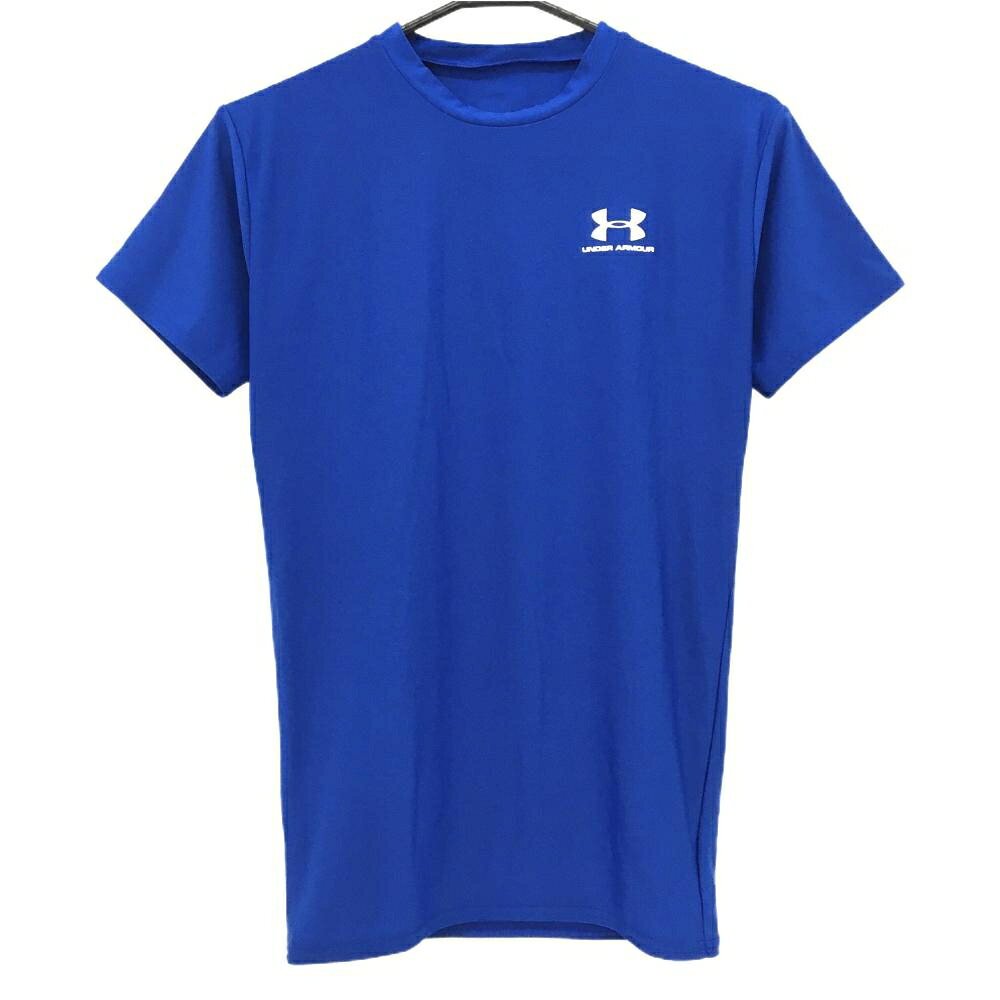 商品説明 ブランド UNDER ARMOUR アイテム Tシャツ 表記サイズ LG ※海外サイズの場合もございます。必ず実寸サイズをご確認ください。 実寸サイズ 　身幅：約44cm　袖丈：約16cm　肩幅：約40.5cm　着丈：約66.5cm ※実寸サイズの採寸方法については、こちらをご覧ください。 ★実寸サイズは平台に平置きして外寸を測定しており、商品によっては若干の誤差が生じます。数cmの誤差は予めご了承くださいませ。 特徴・仕様 適応時期 春 ・ 夏 商品ランク A コメント 袖糸引き 商品ランク（ゴルフウェア） N 新品（タグ付き) S 新品未使用品（タグなし） A+ 使用感や汚れ等がない、または目立たない綺麗な中古品 A 使用感や汚れ等が少ない美品や良品 B+ 使用感や中小の汚れ等がある一般的な中古品 B 使用感や大中の汚れ等がある一般的な中古品 C 使用感や大中の汚れ、小さな穴等がある中古品 商品ランク（ゴルフシューズ） N 新品（タグ付き) S 新品未使用品（タグなし） A+ しわや汚れ等がない、または少ない綺麗な中古品 A しわや小さな汚れはあるが、使用感が少ない美品や良品 B+ しわや中小の汚れ、使用感がある一般的な中古品 B しわや大中の汚れ、使用感がある一般的な中古品 C しわや大中の汚れ、使用感がある中古品 D しわや大きな汚れ、使用感がある中古品 &nbsp;★A+～CランクはUSED品となりますので、神経質な方はご入札をお控えください。 &nbsp;★Nランクは新品商品ですが、一部保管時による汚れ等があります。商品説明や写真で必ずご確認ください。　