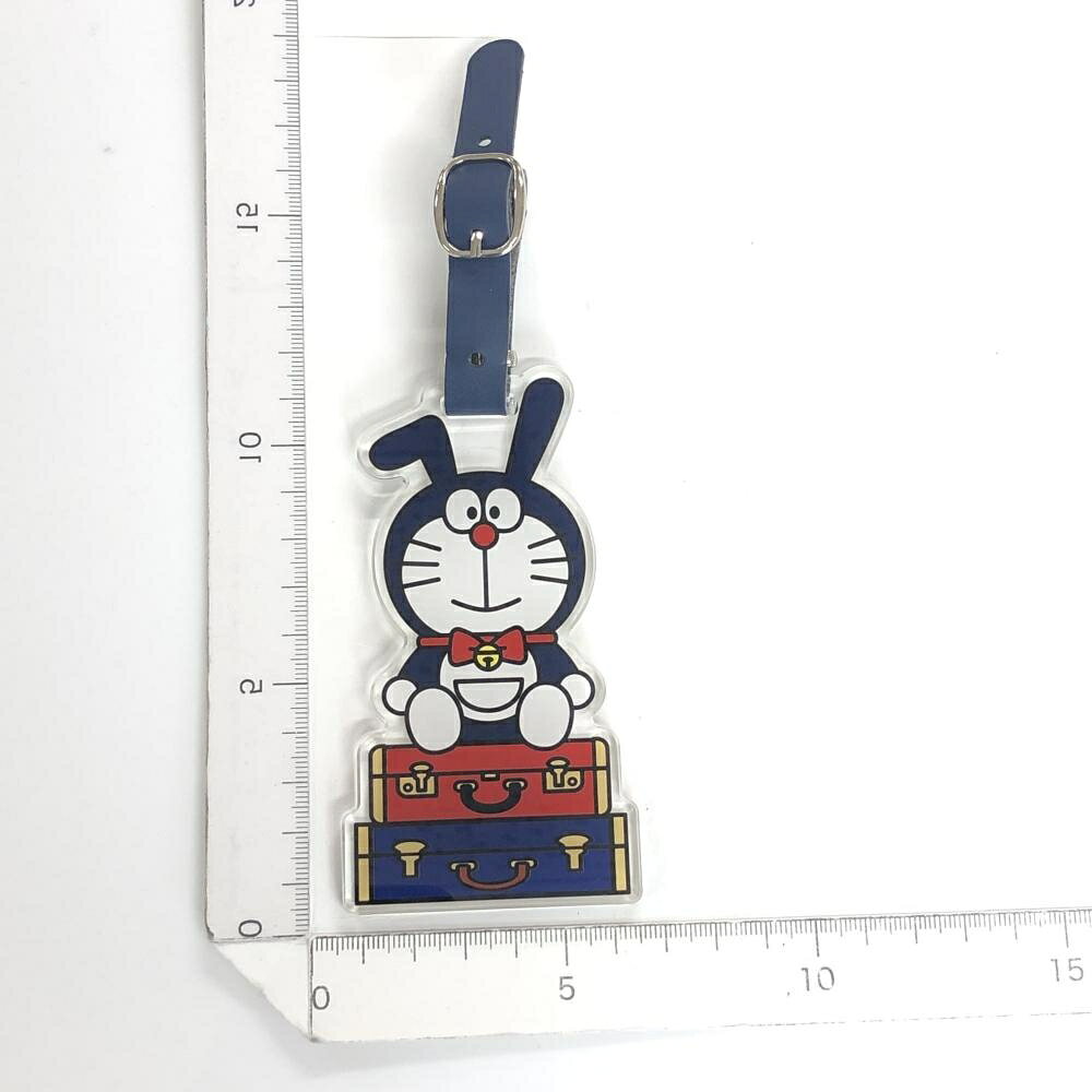 【美品】ジャックバニー×ドラえもん ネームプレート ネイビー×白 うさ耳ドラえもん...