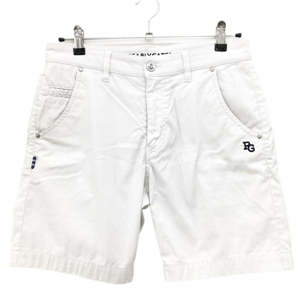 商品説明 ブランド PEARLY GATES アイテム ハーフパンツ 表記サイズ 3 ※海外サイズの場合もございます。必ず実寸サイズをご確認ください。 実寸サイズ 　ウエスト：約39.5cm　股上：約26cm　股下：約18cm　もも幅：約30cm　裾幅：約24.5cm ※実寸サイズの採寸方法については、こちらをご覧ください。 ★実寸サイズは平台に平置きして外寸を測定しており、商品によっては若干の誤差が生じます。数cmの誤差は予めご了承くださいませ。 特徴・仕様 適応時期 春 ・ 夏 商品ランク B+ コメント 前後ポケット・裾裏汚れ 商品ランク（ゴルフウェア） N 新品（タグ付き) S 新品未使用品（タグなし） A+ 使用感や汚れ等がない、または目立たない綺麗な中古品 A 使用感や汚れ等が少ない美品や良品 B+ 使用感や中小の汚れ等がある一般的な中古品 B 使用感や大中の汚れ等がある一般的な中古品 C 使用感や大中の汚れ、小さな穴等がある中古品 商品ランク（ゴルフシューズ） N 新品（タグ付き) S 新品未使用品（タグなし） A+ しわや汚れ等がない、または少ない綺麗な中古品 A しわや小さな汚れはあるが、使用感が少ない美品や良品 B+ しわや中小の汚れ、使用感がある一般的な中古品 B しわや大中の汚れ、使用感がある一般的な中古品 C しわや大中の汚れ、使用感がある中古品 D しわや大きな汚れ、使用感がある中古品 &nbsp;★A+～CランクはUSED品となりますので、神経質な方はご入札をお控えください。 &nbsp;★Nランクは新品商品ですが、一部保管時による汚れ等があります。商品説明や写真で必ずご確認ください。　