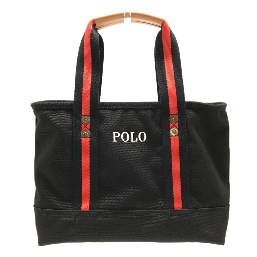 レオナード 楽天市場店の【美品】ポロラルフローレン カートバッグ 黒×レッド クマ 刺しゅう ゴルフ Ralph Lauren｜アングル3