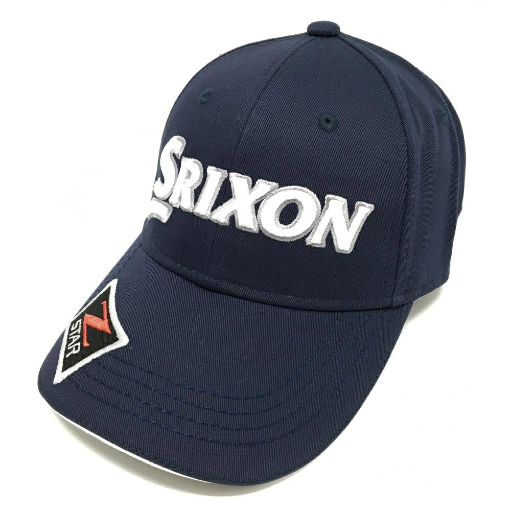 【25%OFFクーポン配布中！9/14まで】【未使用品】スリクソン キャップ ネイビー×白...