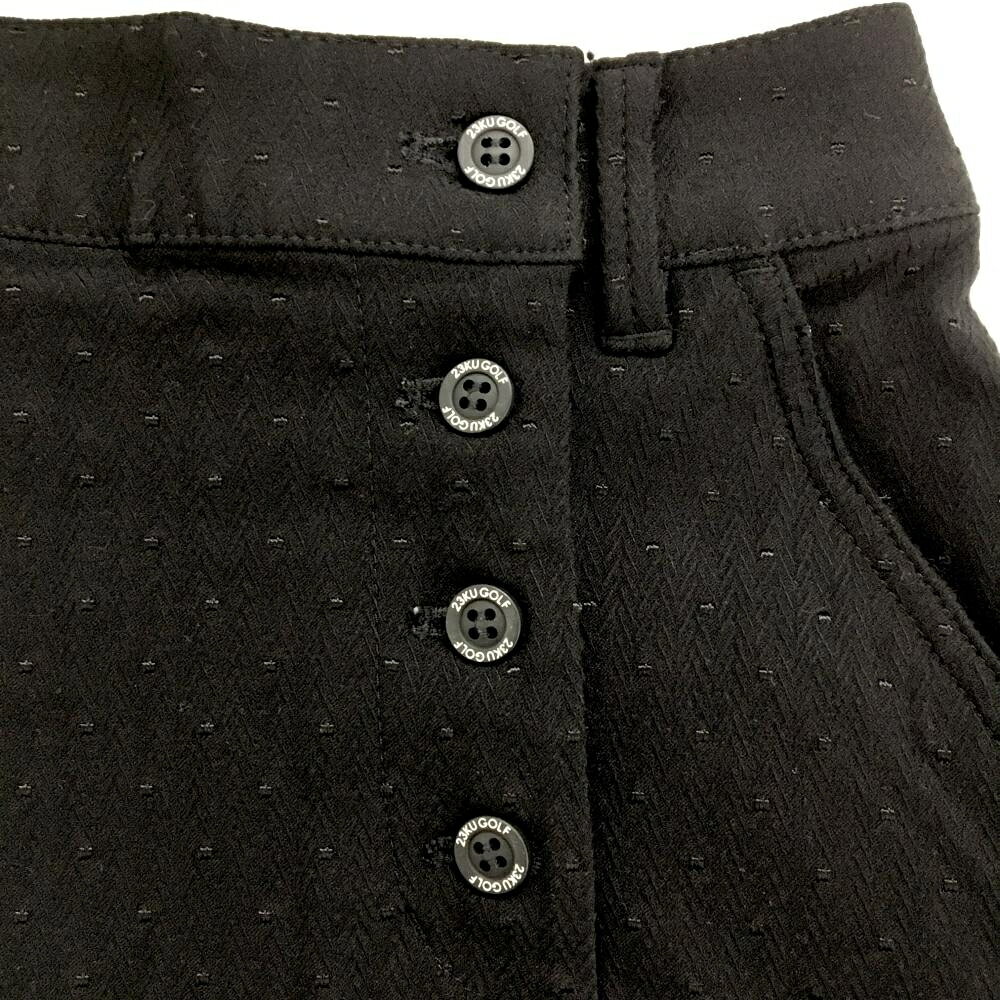 【25%OFFクーポン配布中！9/14まで】【超美品】23区ゴルフ スカート 黒 ドット柄 レディース 55(XXS) ゴルフウェア 23区 reonard-10216440 レオナード 楽天市場店 サンプル画像3