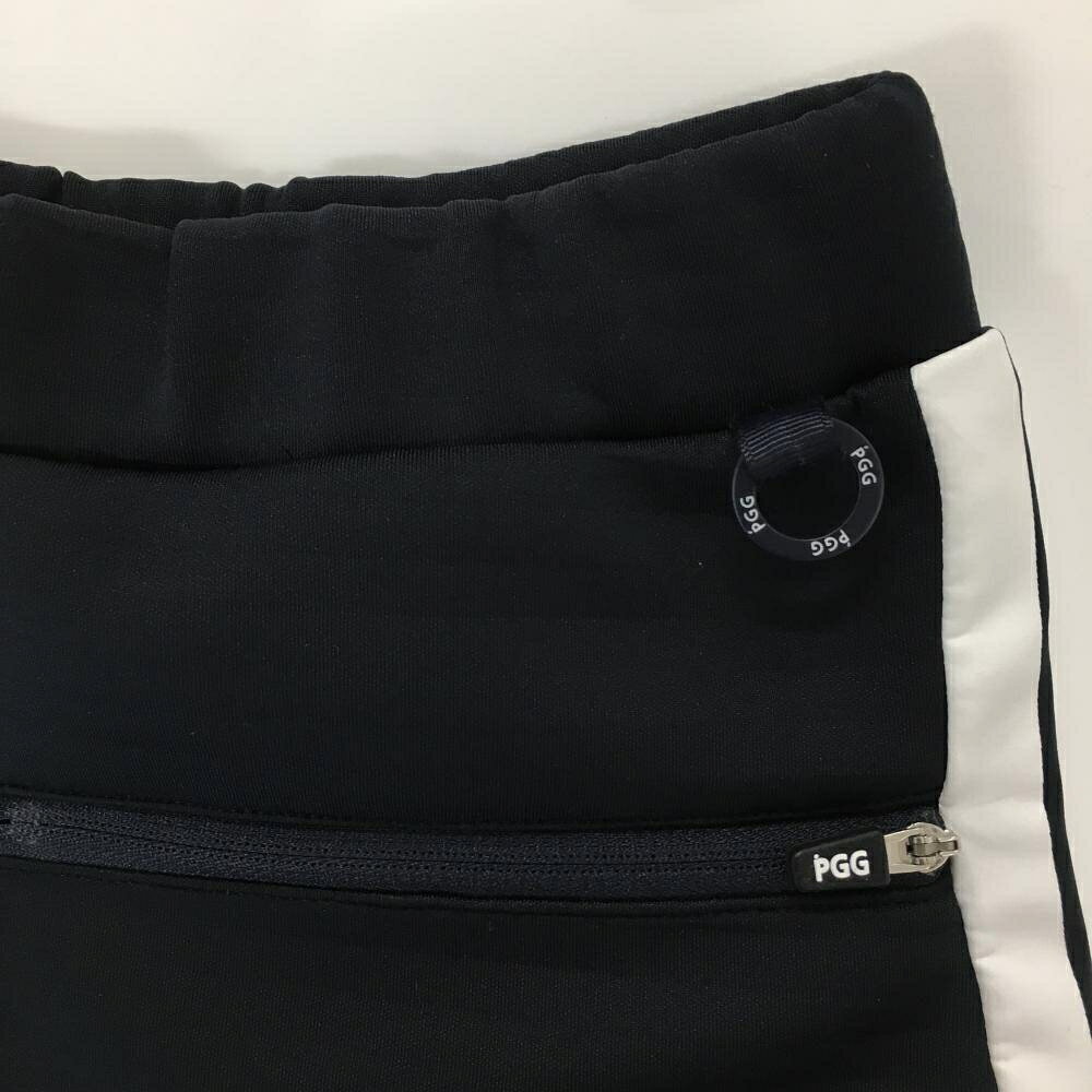 レオナード 楽天市場店の【超美品】PGGパーリーゲイツ ストレッチスカート ダークネイビー×白 ダンボールニット レディース 1(M) ゴルフウェア PEARLY GATES｜アングル3