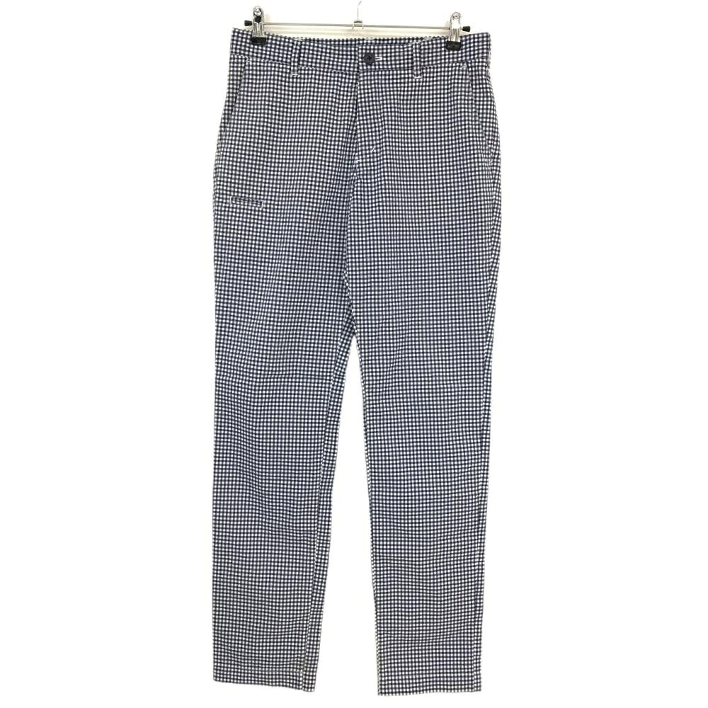 美品　アダバット　ミッキー　ギンガムチェック　ゴルフパンツ　50 LL 黒/白 1240001276562_1.jpg