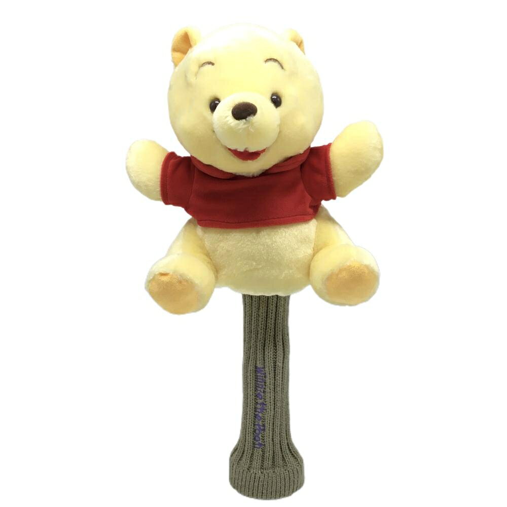 【美品】ディズニースポーツ ヘッドカバー(DR) イエロー くまのプーさん ぬいぐるみ ゴルフ Disney SPORTS
