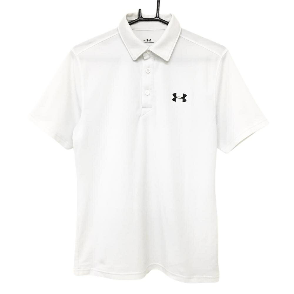 商品説明 ブランド UNDER ARMOUR アイテム 半袖ポロシャツ 表記サイズ MD ※海外サイズの場合もございます。必ず実寸サイズをご確認ください。 実寸サイズ 　身幅：約48.5cm　袖丈：約22cm　肩幅：約44cm　着丈：約68cm ※実寸サイズの採寸方法については、こちらをご覧ください。 ★実寸サイズは平台に平置きして外寸を測定しており、商品によっては若干の誤差が生じます。数cmの誤差は予めご了承くださいませ。 特徴・仕様 適応時期 春 ・ 夏 商品ランク B+ コメント 腹部・襟汚れ 商品ランク（ゴルフウェア） N 新品（タグ付き) S 新品未使用品（タグなし） A+ 使用感や汚れ等がない、または目立たない綺麗な中古品 A 使用感や汚れ等が少ない美品や良品 B+ 使用感や中小の汚れ等がある一般的な中古品 B 使用感や大中の汚れ等がある一般的な中古品 C 使用感や大中の汚れ、小さな穴等がある中古品 商品ランク（ゴルフシューズ） N 新品（タグ付き) S 新品未使用品（タグなし） A+ しわや汚れ等がない、または少ない綺麗な中古品 A しわや小さな汚れはあるが、使用感が少ない美品や良品 B+ しわや中小の汚れ、使用感がある一般的な中古品 B しわや大中の汚れ、使用感がある一般的な中古品 C しわや大中の汚れ、使用感がある中古品 D しわや大きな汚れ、使用感がある中古品 &nbsp;★A+～CランクはUSED品となりますので、神経質な方はご入札をお控えください。 &nbsp;★Nランクは新品商品ですが、一部保管時による汚れ等があります。商品説明や写真で必ずご確認ください。　