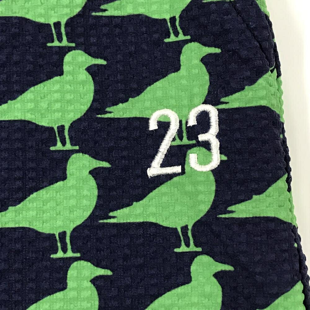 【美品】23区ゴルフ スカート ネイビー×グリーン 総柄 サッカー生地 レディース 58(XS) ゴルフウェア 23区 reonard-10218356 レオナード 楽天市場店 サンプル画像3