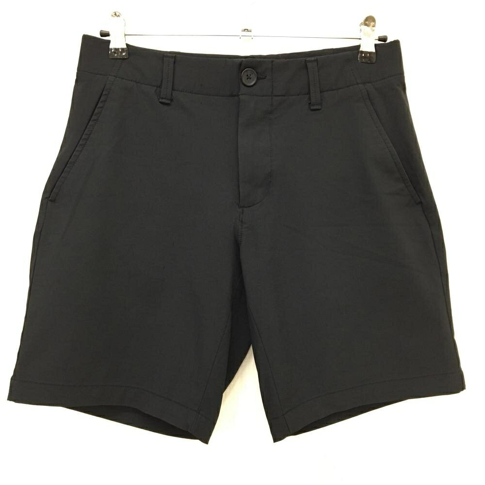 【25%OFFクーポン配布中！9/14まで】アンダーアーマー ハーフパンツ 黒 無地 ストレッチ メンズ 30 ゴルフウェア UNDER ARMOUR