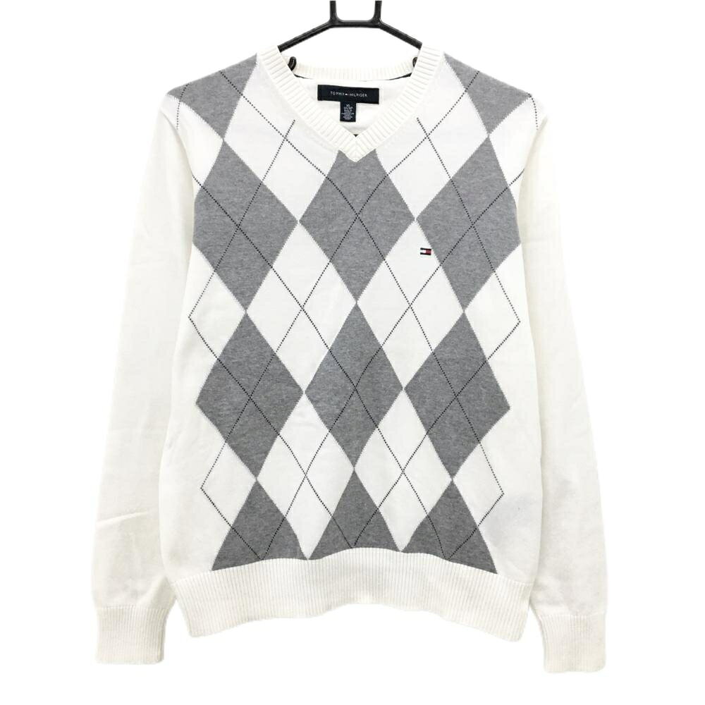 商品説明 ブランド Tommy Hilfiger Golf アイテム セーター 表記サイズ XS ※海外サイズの場合もございます。必ず実寸サイズをご確認ください。 実寸サイズ 　身幅：約48cm　袖丈：約61cm　肩幅：約39cm　着丈：約58cm ※実寸サイズの採寸方法については、こちらをご覧ください。 ★実寸サイズは平台に平置きして外寸を測定しており、商品によっては若干の誤差が生じます。数cmの誤差は予めご了承くださいませ。 特徴・仕様 ニット　 適応時期 秋 ・ 冬 商品ランク A+ コメント 商品ランク（ゴルフウェア） N 新品（タグ付き) S 新品未使用品（タグなし） A+ 使用感や汚れ等がない、または目立たない綺麗な中古品 A 使用感や汚れ等が少ない美品や良品 B+ 使用感や中小の汚れ等がある一般的な中古品 B 使用感や大中の汚れ等がある一般的な中古品 C 使用感や大中の汚れ、小さな穴等がある中古品 商品ランク（ゴルフシューズ） N 新品（タグ付き) S 新品未使用品（タグなし） A+ しわや汚れ等がない、または少ない綺麗な中古品 A しわや小さな汚れはあるが、使用感が少ない美品や良品 B+ しわや中小の汚れ、使用感がある一般的な中古品 B しわや大中の汚れ、使用感がある一般的な中古品 C しわや大中の汚れ、使用感がある中古品 D しわや大きな汚れ、使用感がある中古品 &nbsp;★A+～CランクはUSED品となりますので、神経質な方はご入札をお控えください。 &nbsp;★Nランクは新品商品ですが、一部保管時による汚れ等があります。商品説明や写真で必ずご確認ください。　