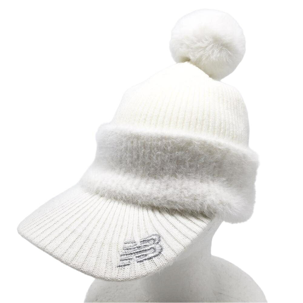 【25%OFFクーポン配布中！9/14まで】【美品】ニューバランスゴルフ つば付きニット...