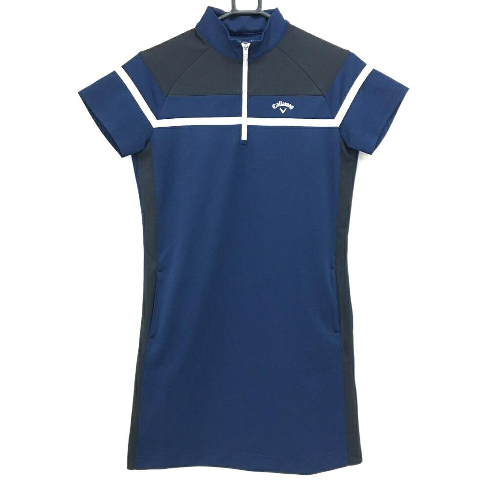商品説明 ブランド Callaway アイテム ハイネック半袖ワンピース 表記サイズ M ※海外サイズの場合もございます。必ず実寸サイズをご確認ください。 実寸サイズ 　ゆき丈：約33cm　身幅：約45cm　着丈：約84cm ※実寸サイズの採寸方法については、こちらをご覧ください。 ★実寸サイズは平台に平置きして外寸を測定しており、商品によっては若干の誤差が生じます。数cmの誤差は予めご了承くださいませ。 特徴・仕様 適応時期 春 ・ 夏 商品ランク B+ コメント ネック汚れ小、腹部・後ろ裾糸引き、ジップ上部汚れ 商品ランク（ゴルフウェア） N 新品（タグ付き) S 新品未使用品（タグなし） A+ 使用感や汚れ等がない、または目立たない綺麗な中古品 A 使用感や汚れ等が少ない美品や良品 B+ 使用感や中小の汚れ等がある一般的な中古品 B 使用感や大中の汚れ等がある一般的な中古品 C 使用感や大中の汚れ、小さな穴等がある中古品 商品ランク（ゴルフシューズ） N 新品（タグ付き) S 新品未使用品（タグなし） A+ しわや汚れ等がない、または少ない綺麗な中古品 A しわや小さな汚れはあるが、使用感が少ない美品や良品 B+ しわや中小の汚れ、使用感がある一般的な中古品 B しわや大中の汚れ、使用感がある一般的な中古品 C しわや大中の汚れ、使用感がある中古品 D しわや大きな汚れ、使用感がある中古品 &nbsp;★A+～CランクはUSED品となりますので、神経質な方はご入札をお控えください。 &nbsp;★Nランクは新品商品ですが、一部保管時による汚れ等があります。商品説明や写真で必ずご確認ください。　