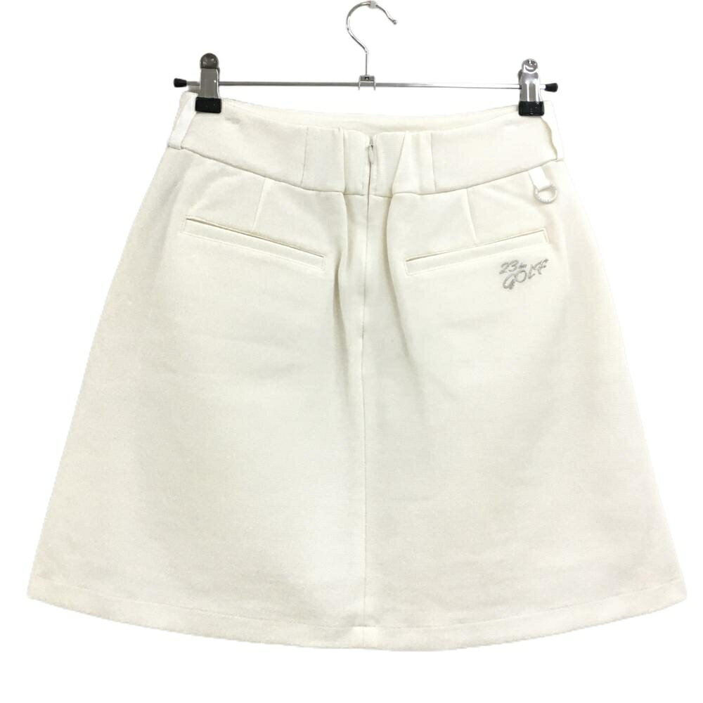 【25%OFFクーポン配布中！9/14まで】【超美品】23区ゴルフ スカート 白 ウエスト一部ゴム 裏地付 レディース 64(M) ゴルフウェア 23区 reonard-10219475 レオナード 楽天市場店 サンプル画像2