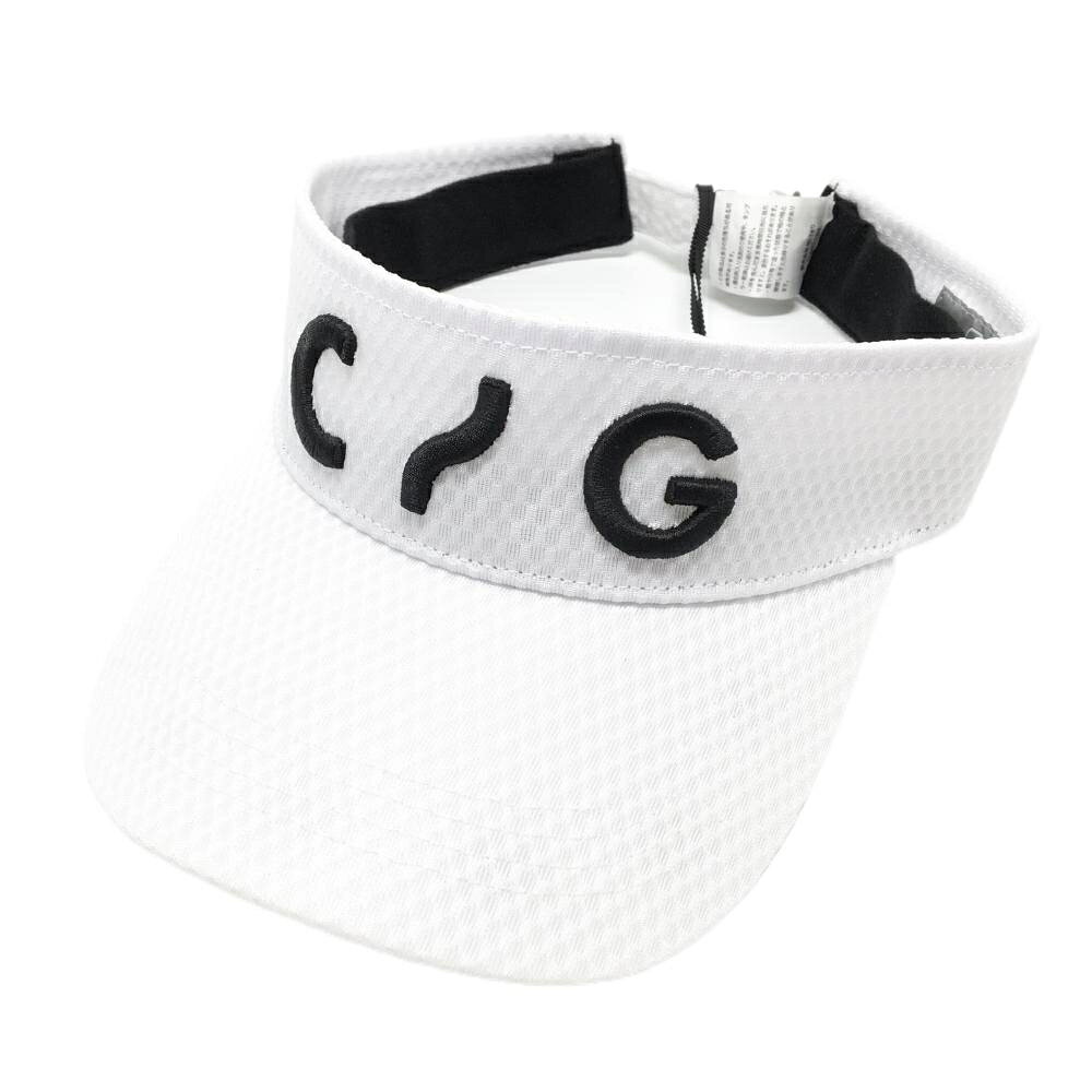 【25%OFFクーポン配布中！9/14まで】【新品】CPG サンバイザー 白×黒 立体ロゴ刺し...