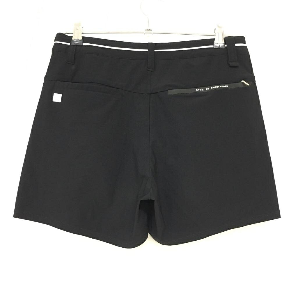 【25%OFFクーポン配布中！9/14まで】【美品】SY32 キュロットスカート 黒×白 ウエ...