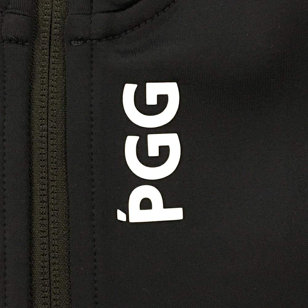【新品】PGGパーリーゲイツ ジャケット ネイビー×白 バックロゴ 後ろ裾ゴム ダブル...