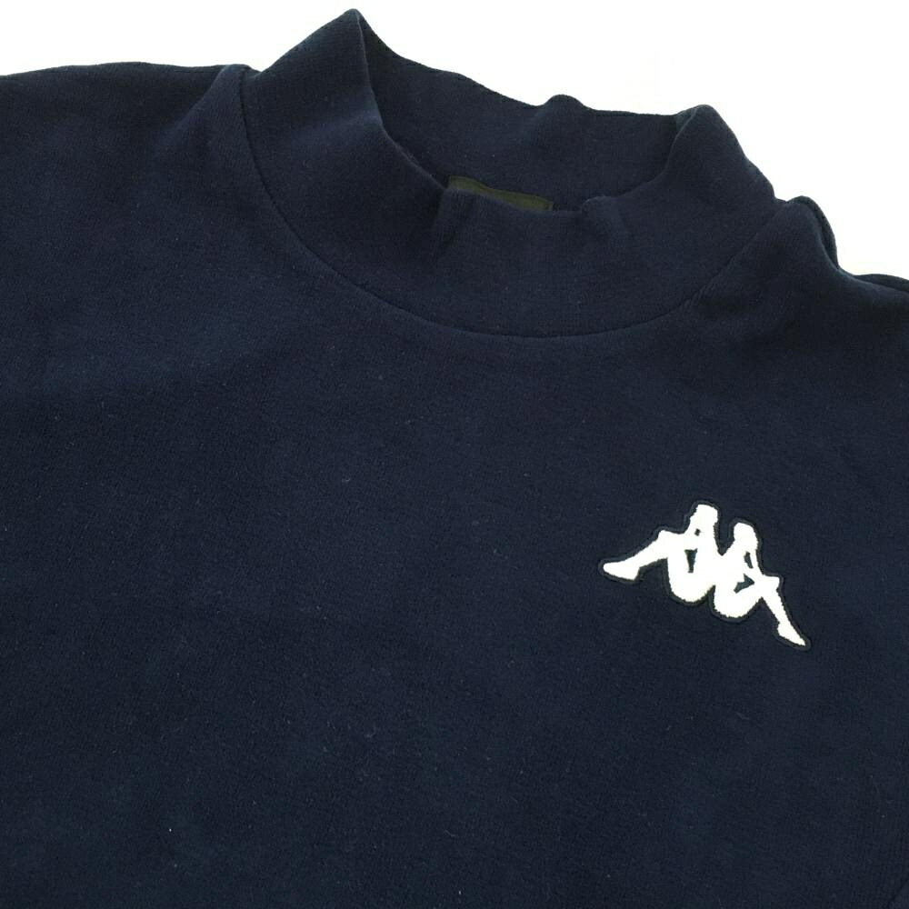 【25%OFFクーポン配布中！9/14まで】【美品】カッパ 長袖ハイネックシャツ ネイビ...