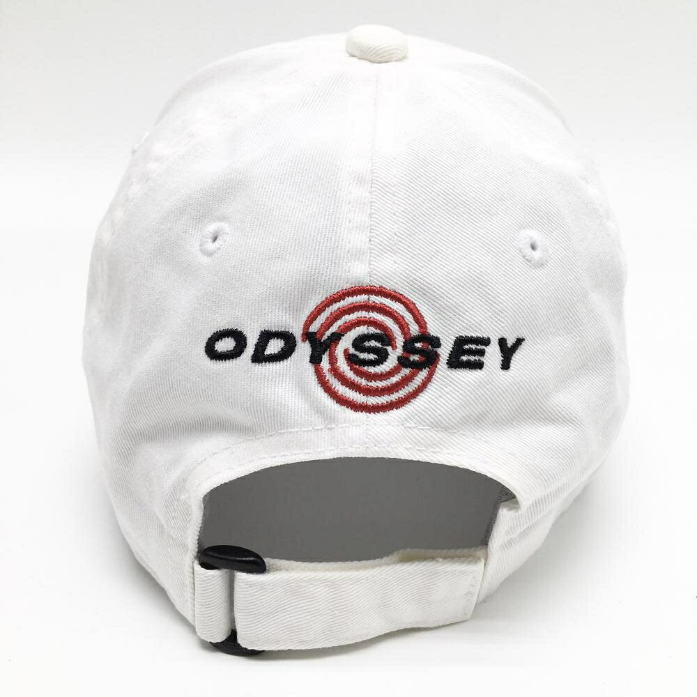 【超美品】キャロウェイ キャップ 白×黒 立体ロゴ刺しゅう FR ゴルフウェア Callaway