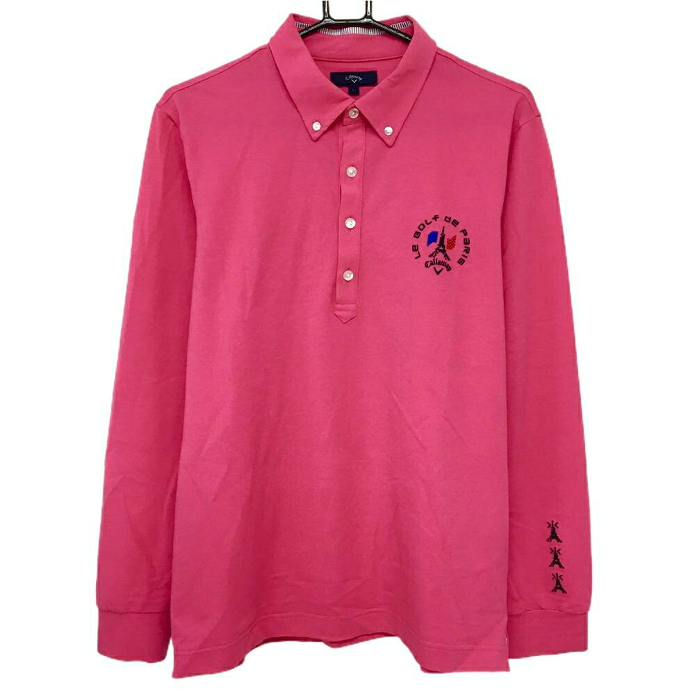 Callaway ピンクポロシャツ＆キュロット上下セット♡サイズＬ 楽天市場】ピンク ポロシャツ（ブランドキャロウェイ）（シャツ