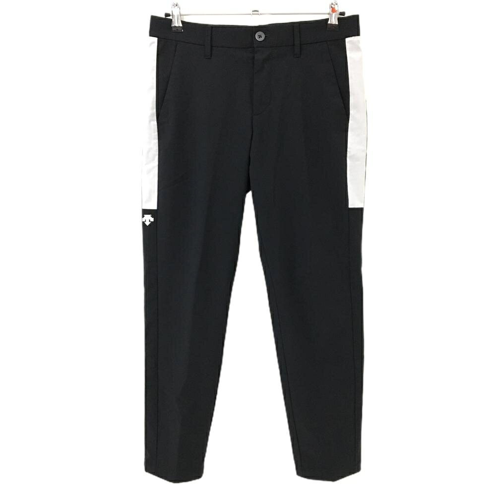 【超美品】デサントゴルフ パンツ 黒×ライトグレー ストレッチ メンズ 79/M ゴルフ...