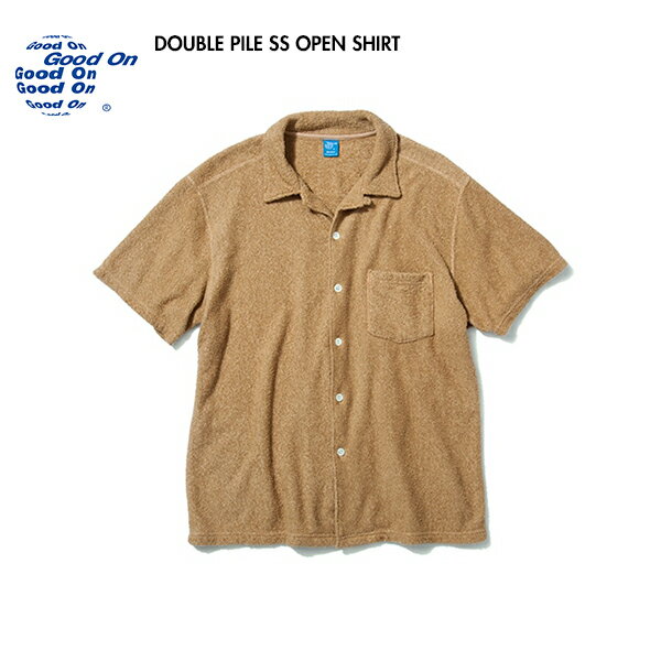 [2025新作] Good On グッドオン GOST2506 ダブルパイルショートスリーブオープンシャツ パイル生地 開..