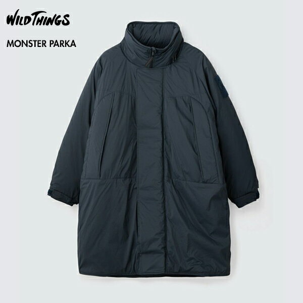 ［2025最新モデル］ 正規取扱店 WILD THINGS ワイルドシングス WT252-10-Q4 モンスターパーカー MONSTER PARKA PCU LEVEL7 保温 耐久撥水加工 PRIMALOFT