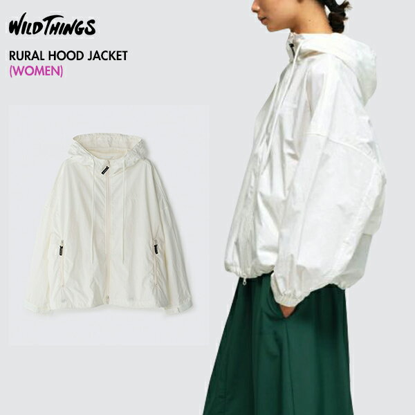 Rakuten - ［2026最新モデル］WILD THINGS ワイルドシングス WTL261-01-Q1 ルーラルフードジャケット RURAL HOOD JACKET ショート 短丈