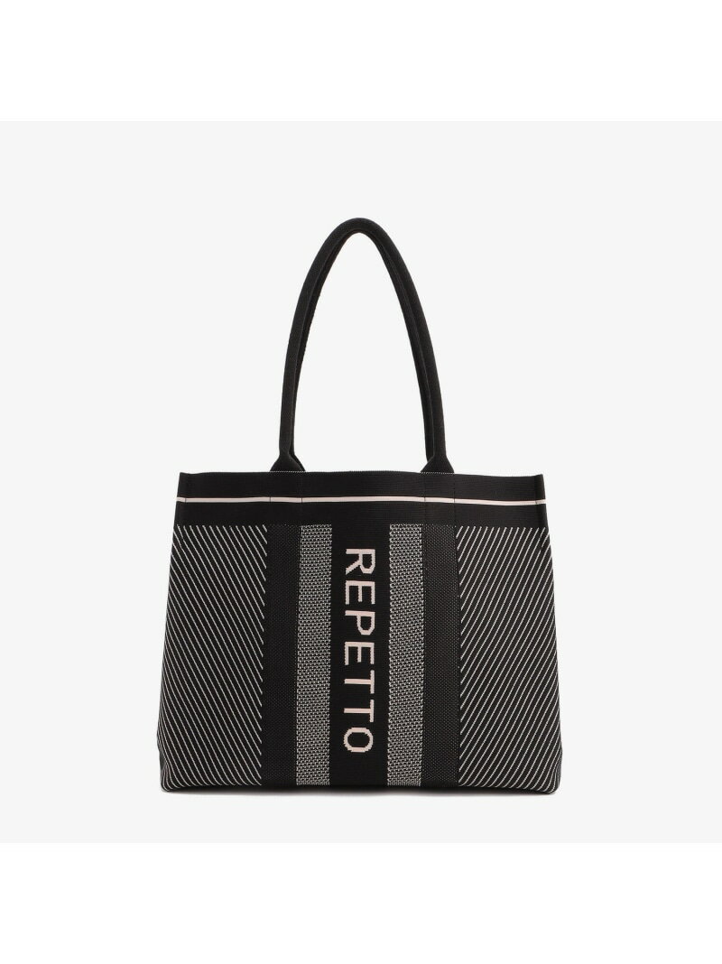 楽天Repetto（レペット）Knitted Shopping Bag Repetto レペット バッグ その他のバッグ ブラック【送料無料】[Rakuten Fashion]