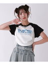 【SALE/20%OFF】【綿100%】ラインストーンラグランT repipi armario レピピアルマリオ トップス カットソー・Tシャツ ホワイト ブル...