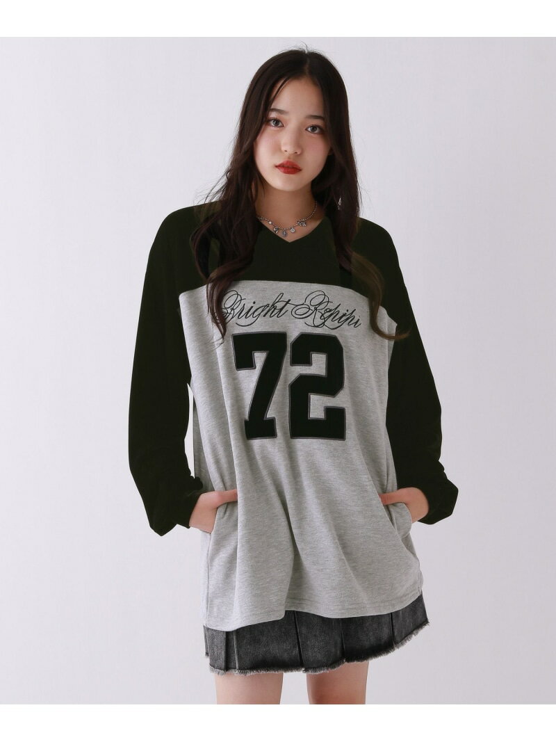 ベロアフットボールワンピース repipi armario レピピアルマリオ ワンピース・ドレス チュニック ブラ..