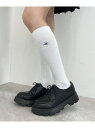 サイドロゴスクールソックス repipi armario レピピアルマリオ 靴下・レッグウェア 靴下 ホワイト ブラック ネイビー[Rakuten Fashion]
