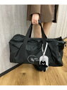 (K)トラベルボストンBAG42L repipi armario レピピアルマリオ バッグ ボストンバッグ ブラック グレー【送料無料】[Rakuten Fashion]