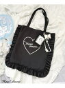 【SALE/20%OFF】【girly line】推し活iDOLフリルトート repipi armario レピピアルマリオ バッグ トートバッグ ブラック【R...