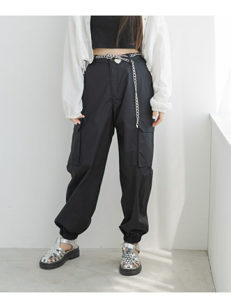 (K)エステルコットンカーゴP repipi armario レピピアルマリオ パンツ カーゴパンツ ブラック カーキ ホワイト【送料無料】[Rakuten Fashion]のサムネイル