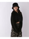 【SALE/50%OFF】ダメージニットショートパーカー repipi armario レピピアルマリオ トップス ニット ブラック グレー ホワイト【RBA_...
