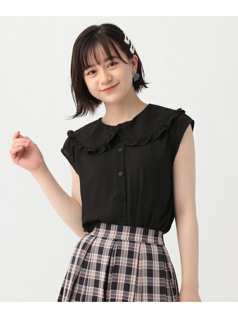 【SALE／33%OFF】JZエリフリル2WAYBL repipi armario レピピアルマリオ トップス その他のトップス ブラック ホワイト ブラウン【RBA_E】[Rakuten Fashion]のサムネイル