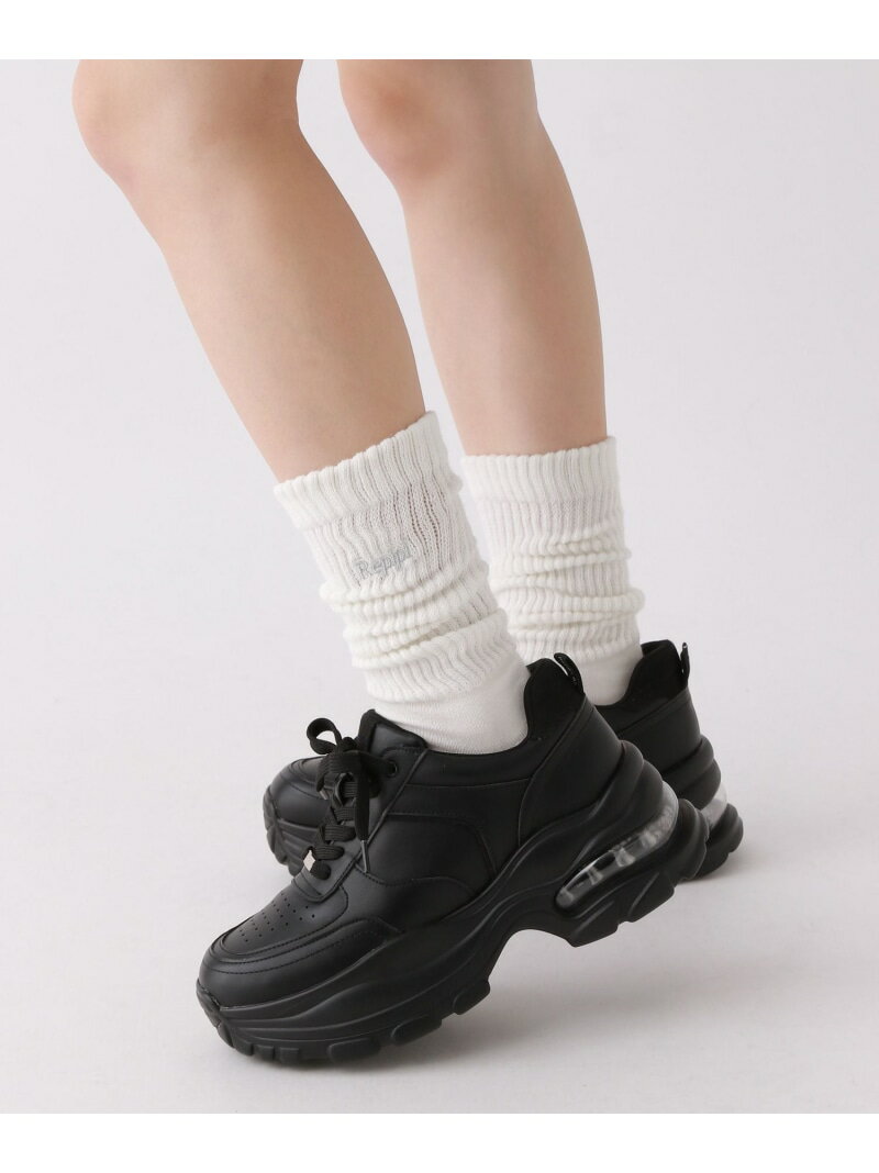 フンワリルーズソックス repipi armario レピピアルマリオ 靴下・レッグウェア 靴下 グレー ブラック ホワイト ブルー ベージュ[Rakuten Fashion]のサムネイル