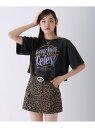 AcidWashワイドTシャツ repipi armario レピピアルマリオ トップス カットソー・Tシャツ ブラック ホワイト【送料無料】[Rakuten ...