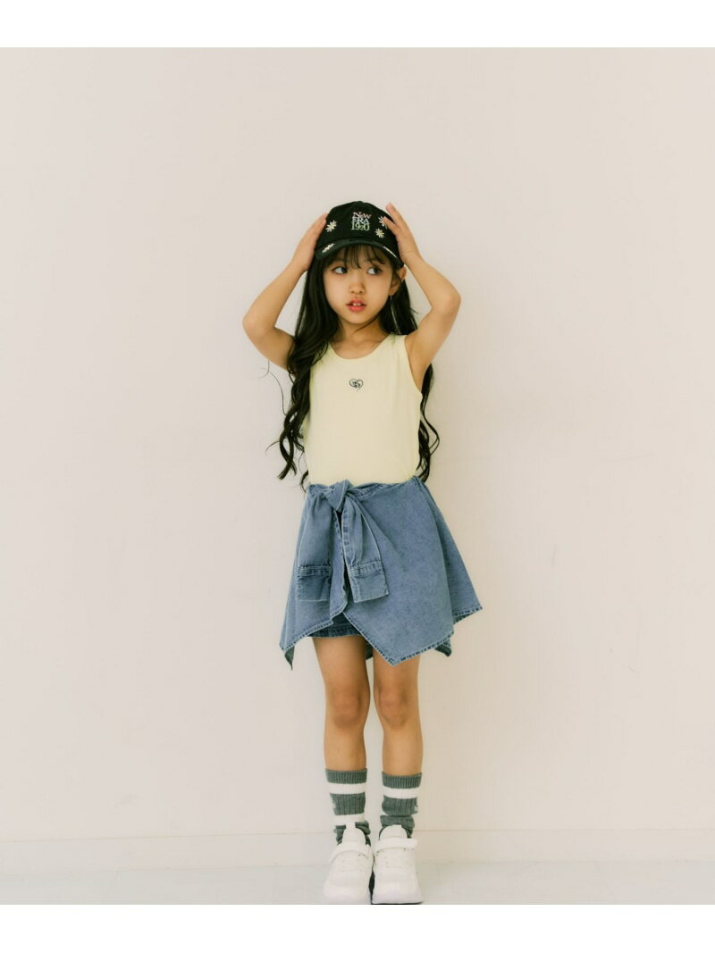 【10C REPIPI】シャツラップデニムスカート 10C REPIPI レピピアルマリオ スカート ミニスカート ブルー【送料無料】[Rakuten Fashion]のサムネイル